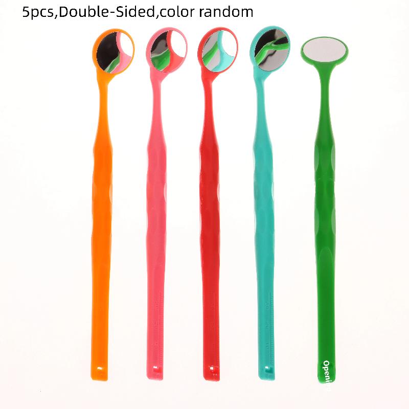 

5Pcs Dental Single Double Sided Anti-Fog Mouth Mirror Autoclavable Oral Mirrors Reflectors Dentistry Tool