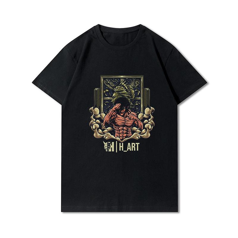 Plus Size Anime Attack On Titan Women's T-shirt Levi·Ackerman Eye Punk Tops Summer Harajuku Loose Gothic Short Sleeves Tshirt