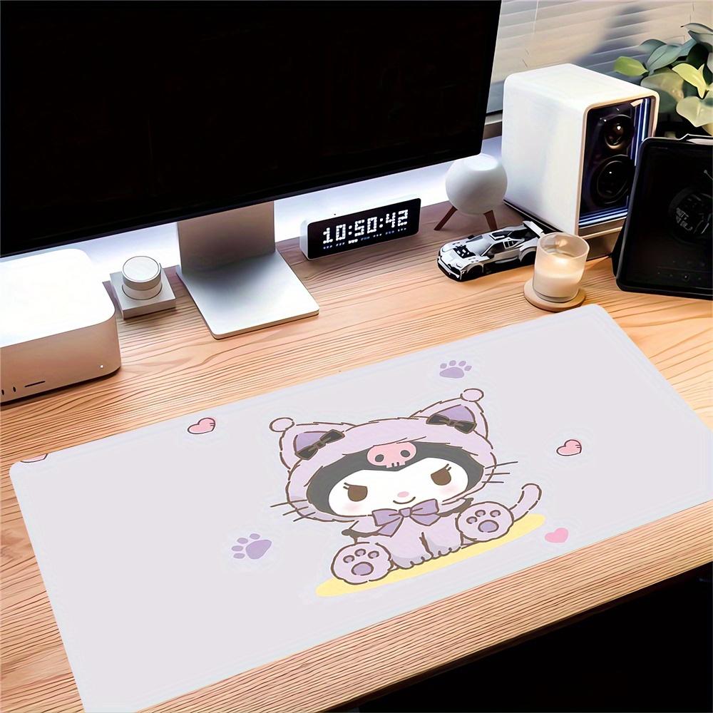 Kuromi, Cute Themed XXL Mouse Pad - Non-slip Rubber Desk Mat for Gaming and Office Use, Multi-Function Keyboard  0826051a