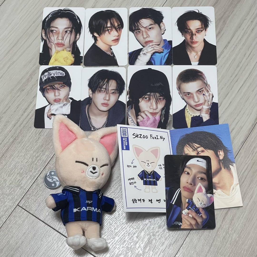 

[USED] StrayKids KARMA SKZOO Keyring Trading Card AIN