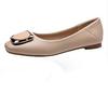 Flat-bottomed Soft Leather Single Shoes for Women's Autumn New Models Go To Work with a Soft Sole with a Skirt Temperament Doudou Shoes