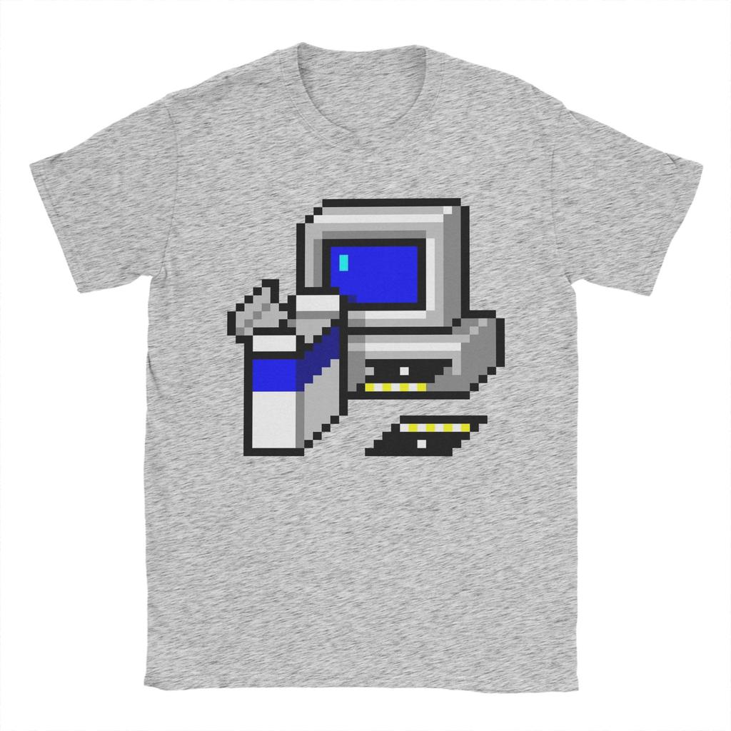Install Windows 95 Now! T-Shirt Summer  Cotton T Shirts For Men Hippie Pattern Tee Shirt Short Sleeve Y2K Retro Clothes