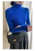 Ladies' Slim Fit Cashmere Sweater - Autumn/Winter High Neck Pullover Knitwear