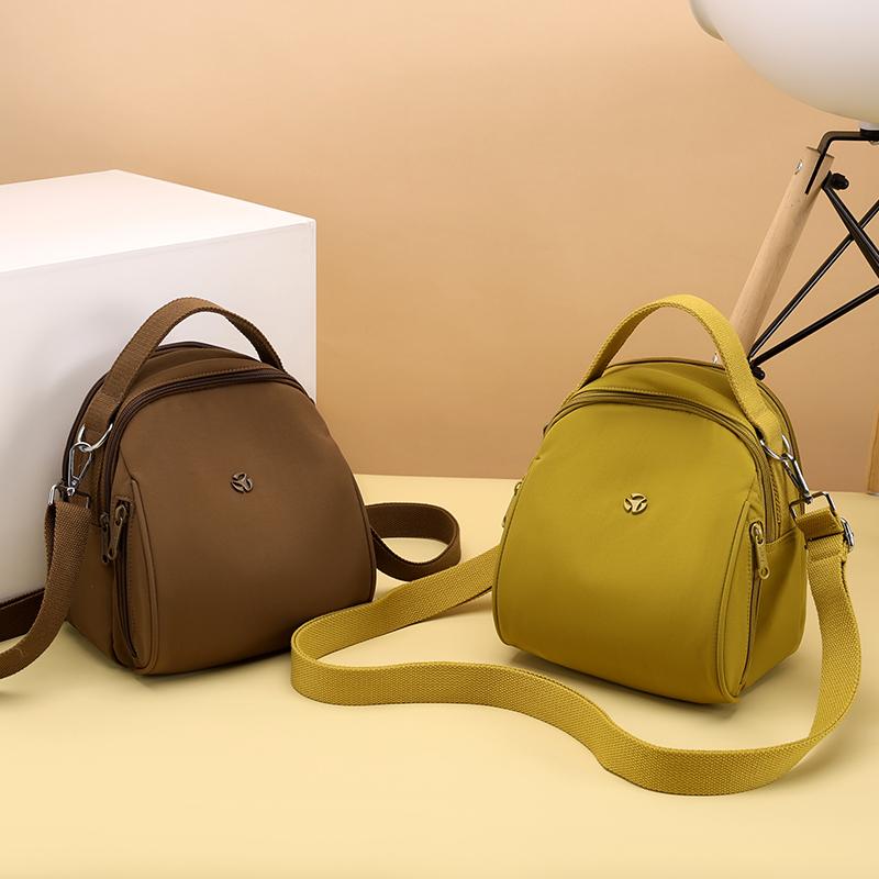 Жіноча багатофункціональна сумка через плече, кросбоді, однотонна, сумочка, дорожня сумка, нейлоновий маленький рюкзак