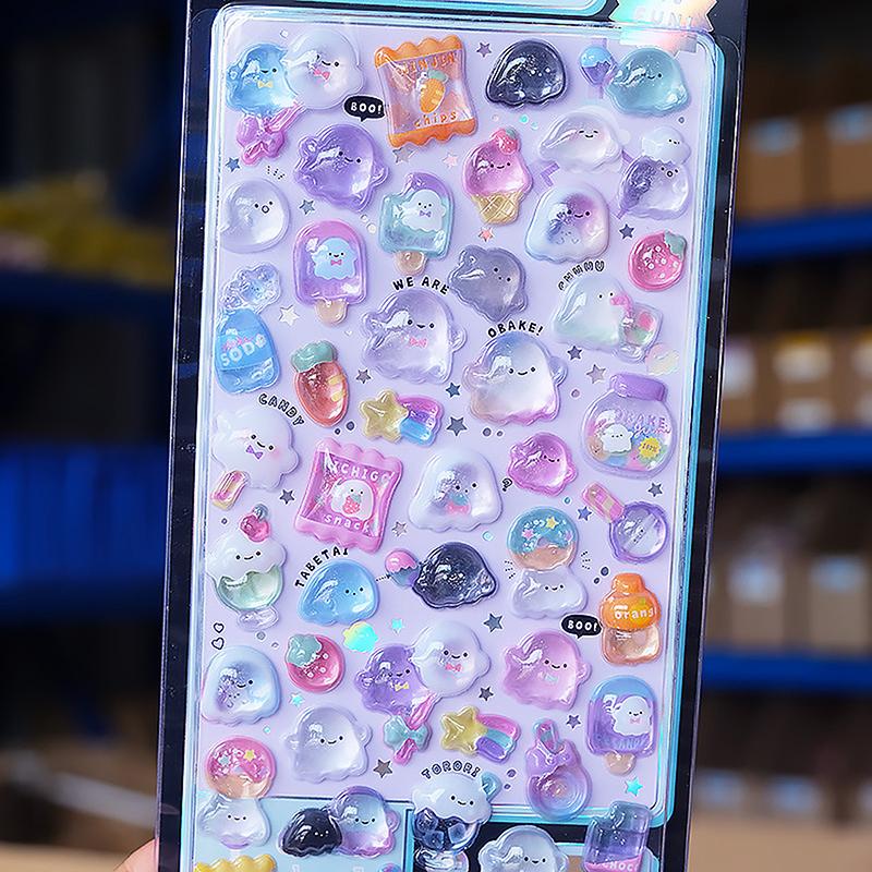 

Милые 3D-рельефные наклейки Милые эстетические наклейки Творческие волшебные палочки Драгоценные камни Бриллиантовые наклейки Блестящие декоративные наклейки