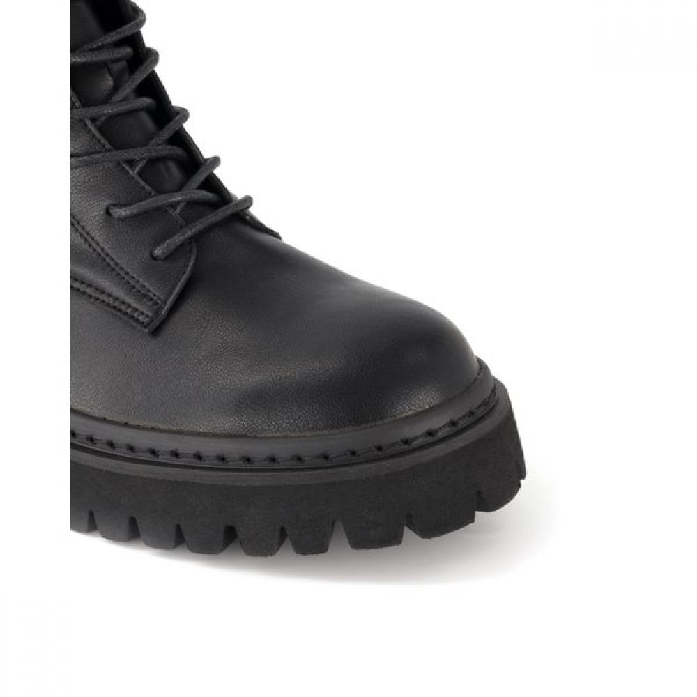 SODA Women Angle Worker Boots 4cm Apb301