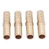 Brass Fitting Hose Barb Tail Reducer Reducing Plug Connector (6mm-8mm 4 pcs)