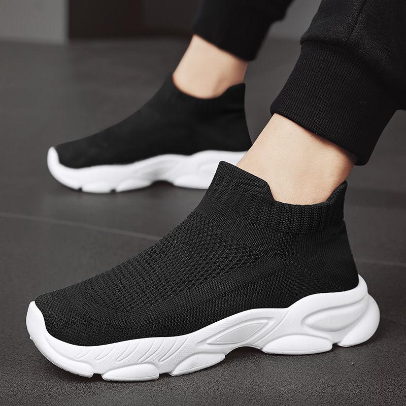 Fashion Running Minimalist Male Sports Shoes High-top Low Price Summer Sale Outdoor Wide Walking Comfortable Gym Men's Casual Sneakers