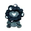 Black Myaku Myaku Beanbag-Style Plush Toy, Size S, Black Myaku [EXPO2025] Monotone Black, Black, Beanbag Mascot, Exclusive To the OsakaKansai Expo,