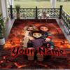 Custom Text Child's Play Chucky Tiffany Pattern Floor Rug Soft Indoor Carpet Mat Living Room Bedroom