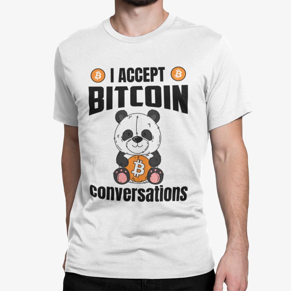 

Bio Herren T-Shirt I Accept Coin Conversations krypto Bär Funny get rich Geld 3XL