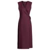 Zhili 2025 V-Neck Gray Slim Fit Midi Vest Dress - Simple, Elegant Spring Style
