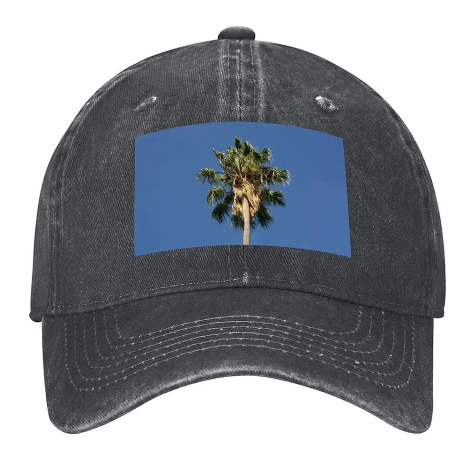 

Palm Tree & a Blue Sky Baseball Cap Hat Baseball Cap custom caps Kids Hat Funny hats Woman Men s промывают черный
