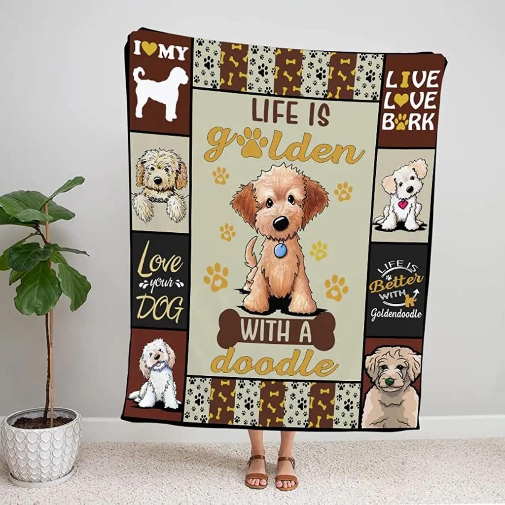Puppy Blanket 3D Printed Gift Cartoon Corgi Sofa Thin Sheet with Soft Blanket Kawaii Dog Blanket Children Watch TV Blanket