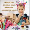 200pcs Pipe Cleaners Craft Bulk,DIY Games Gifts,Arts Crafts,Art Supplies for Creative DIY Room Decor, Halloween Christmas Decor