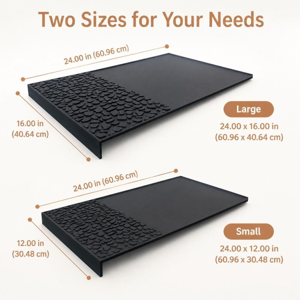 Heat Resistant Spill Mat Non Slip Silicone Station Other Coffee Bar Mat Countertop Appliances