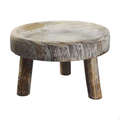 Wooden Planter Stool Stand Flower Pot Support, Multifunctional, Durability, Holder Plant