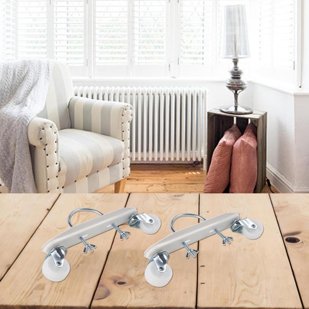 För Hus Hjulstativ Hydroelektrisk Remskiva Fäste Radiator