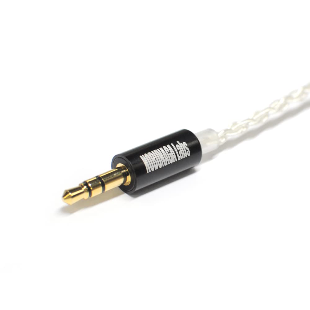 NOBUNAGA Labs Entry-level IRIS 4-core OFC Silver-plated Cable [3.5mm Stereo Mini Plug/custom IEM 2-pin] NLE-RIS