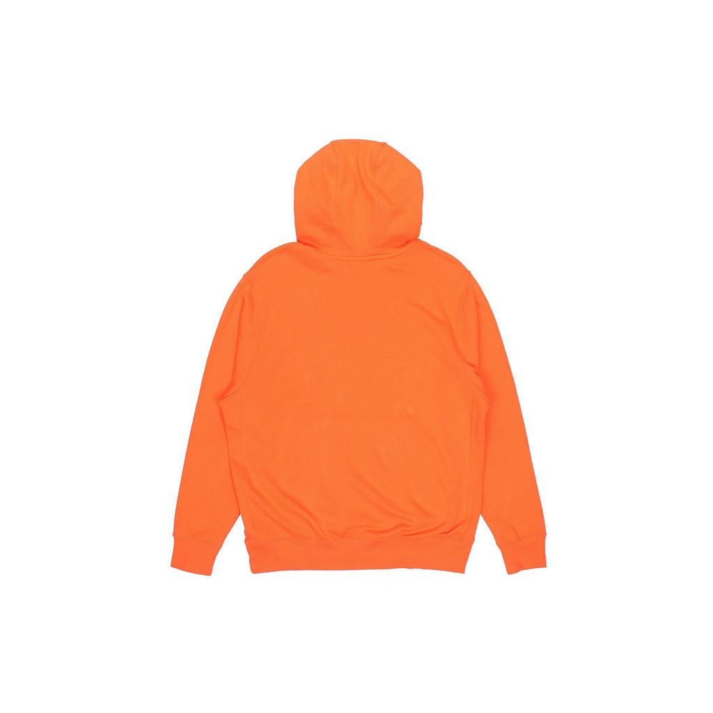 Nike Sportswear Club Fleece Graphic Print Pullover Hoodie Men Tops Electric-Orange BV2974-837