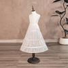 Girls Adjustable Tulle Underskirt Crinoline For Bridal Dresses 60cm Length Steel Frame Support Lightweight