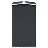 Firewood Storage Shed Galvanized Steel 172 x 91 x 154 cm Anthracite