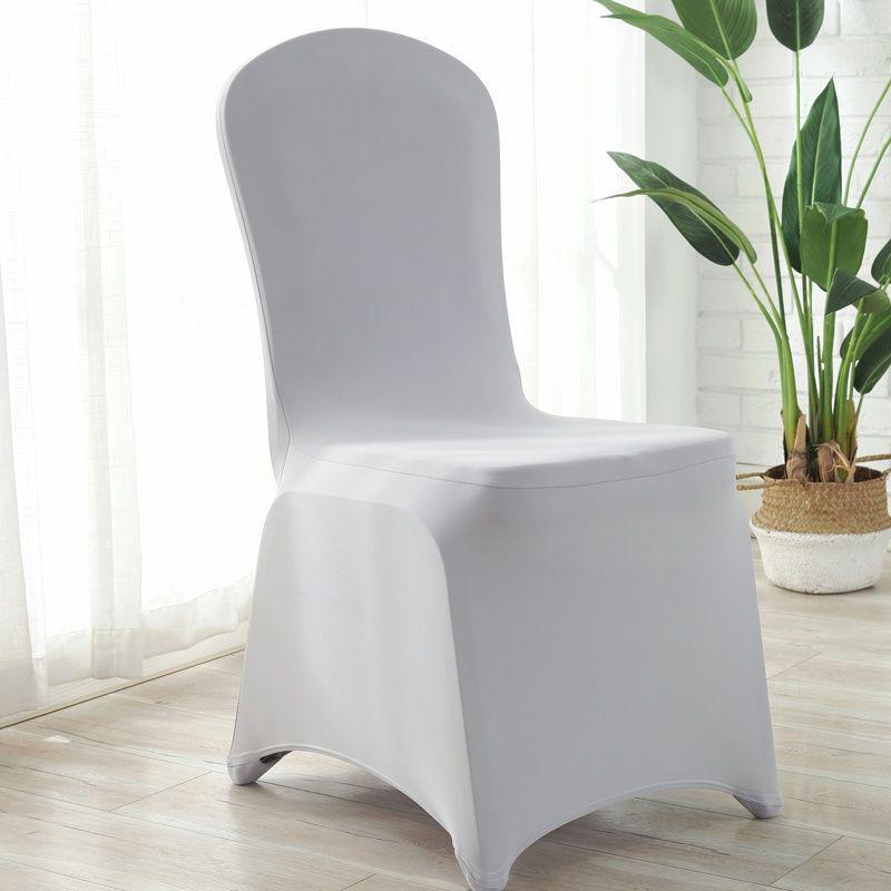 Universal Stretch Chair Cover - Solid Color, Thickened for Hotel, Restaurant, Wedding, Banquet