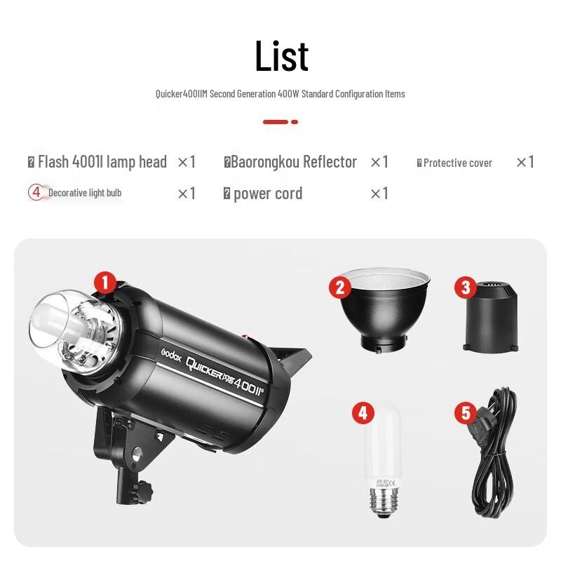 Godox Quicker400IIM High-Speed Studio Flash