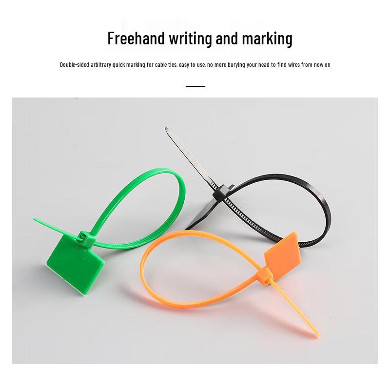 Leboa Nylon Cable Ties with ID Labels