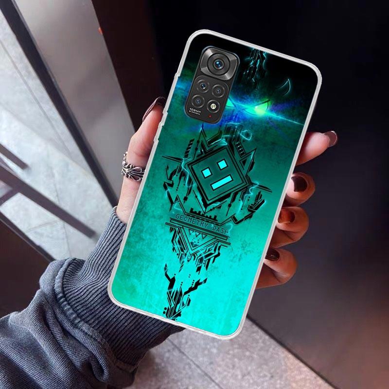 

Geometry Dash Game Phone Case For Xiaomi Redmi Note 15 14 14S 13 12S 12 Pro Plus 11S 11 10S 10 4G Cover 11E 11T 5G Print Fundas Redmi Note 15 Pro 4G