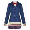 6 ks Cosplay kostýmu Aira Shiratori z anime Dandadan, kompletní sada, dámský halloweenský kostým