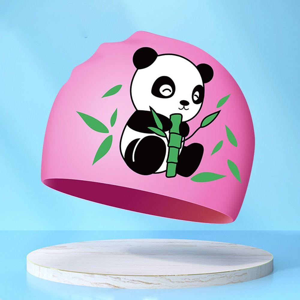 Elastic Kid Swimming Hat Silicone Bathing Hats Cap Water Sport Children Swimming Cap  Summer