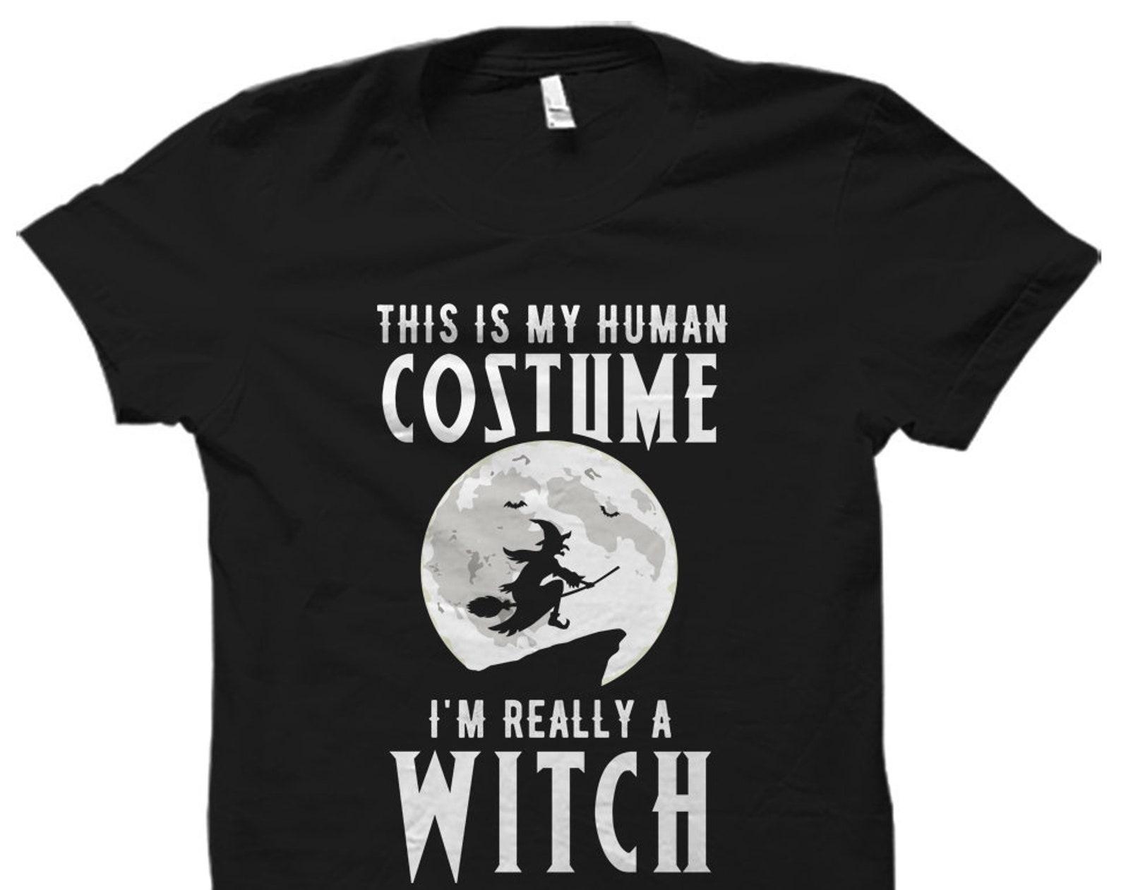 Funny Witch Costume Shirt. Witch Halloween Costume. Witch T-Shirt. Witch Gift. Halloween T-Shirts. Halloween Gifts. Halloween Shirt #OS1197 XL