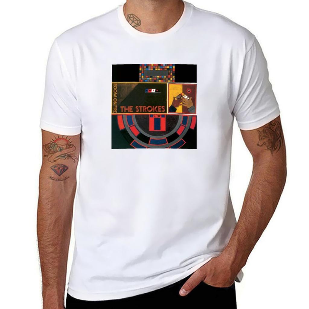 room on the fire TShirt Simple Casual Short Sleeve Tee