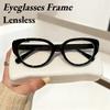 New Retro-Fashionable Cat-Eye Frames Sweet Elegant And Comfortable Durable Frame Without Lenses Women'S Style