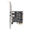 PCIE to USB and Type C Expansion Card 5Gbps Serial ATA Interface Support X1 X4 X8 X16 Stable Power Delivery for Desktop
