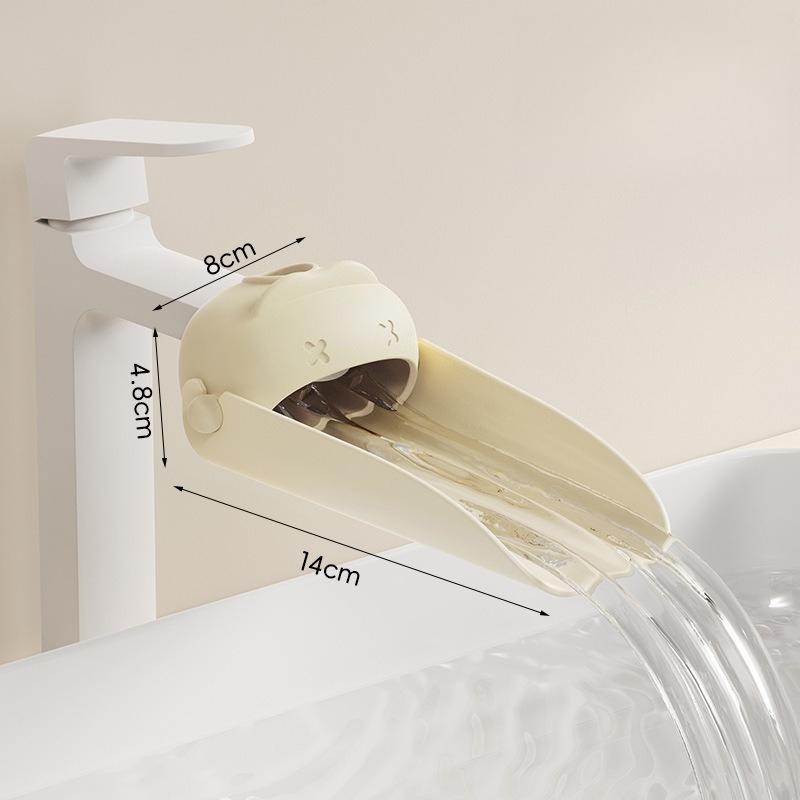 1Pc Faucet Extender, Splash-Proof, Kitchen & Bathroom Faucet Extender, Cute Cartoon Water Guide Trough