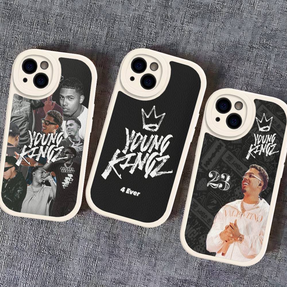 Myke Towers Rapper Phone Case For IPhone 16 15 14 13 12 11 Pro Max Plus Leather Soft Cover