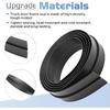 6 FT Truck Cap Rubber Weather Seal, Double Leaf Bottom Rear Door Frame Seal Strip with T-Channel for Car Camper Boat RV Truck Doors & Home