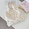 New Beach Tote Bag Fashion Women Summer Large Capacity Dots Shoulder Bag Tote Handbag Shopping Shoulder Bags