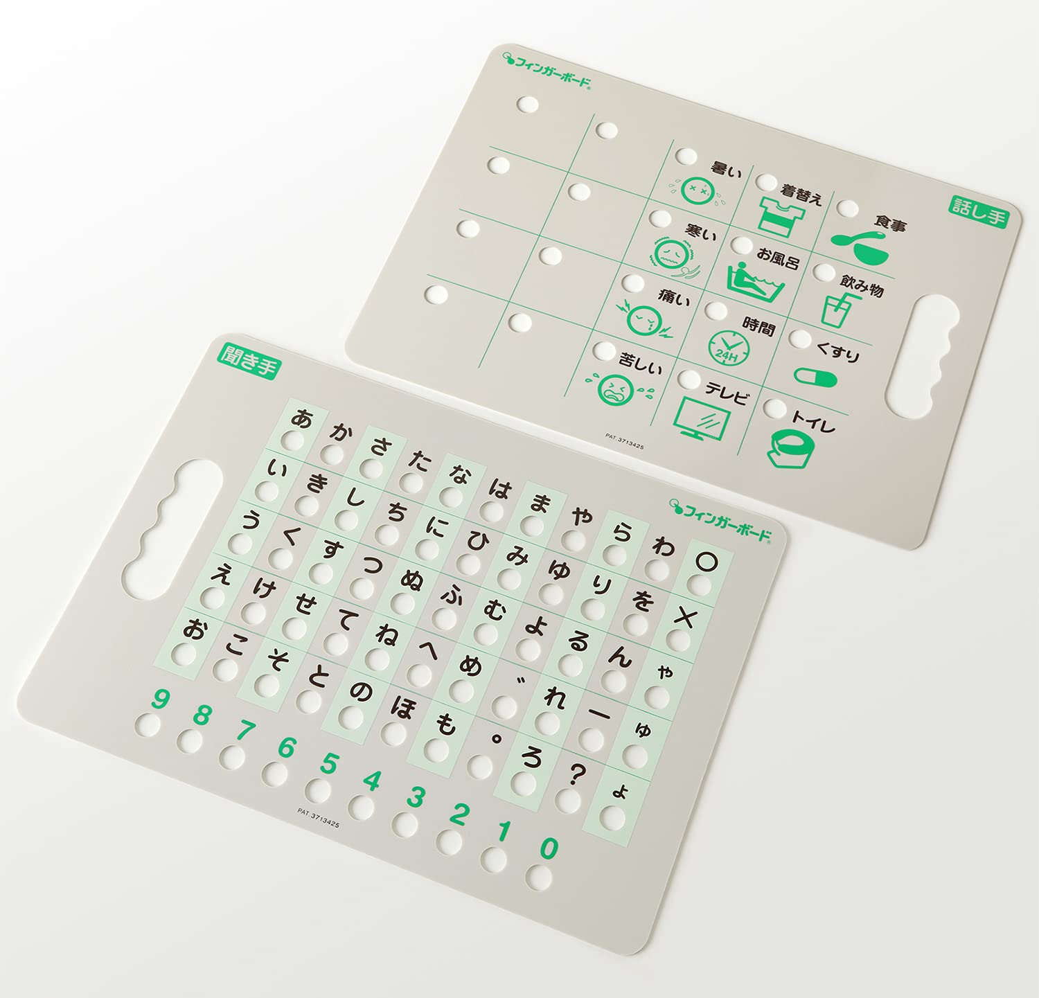 Speech Disorders | Face-to-face Conversation Aid Fingerboard Set, Fast Communication with Fingertips, Medical Use