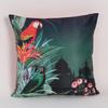 KOKO MAISON INC Garden Parrots Polystain Cushion Cover | Flap Closure | Digital Printed