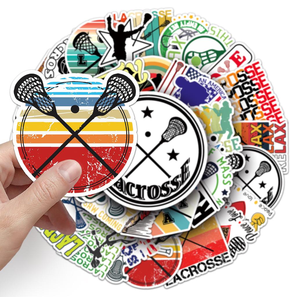 50 Long Hockey Graffiti Personalized Sports Guka Handbooks DIY Luggage Stickers Waterproof