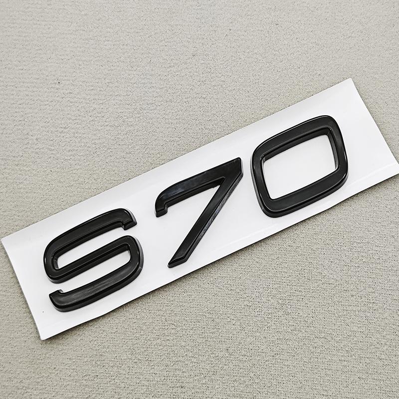3D ABS Car Letters XC70 S70 V70 Logo Rear Trunk Badge Emblem Decals For Volvo XC70 S70 V70 Exterior Accessories
