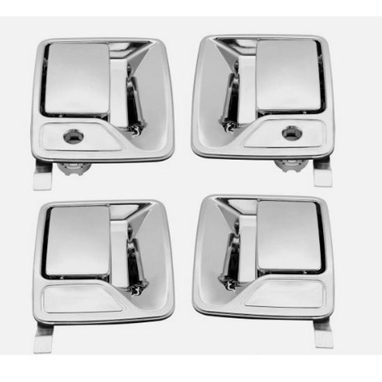 

Exterior Door Handle F81Z2626600AAB for 1999-2016 Ford F-350, F-250, and F-450. Black