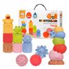 Sensory Blocks, Pyramid, Balls - Montessori Education Set 18 Pcs.