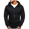 Men Full Zip Up Sweatshirts Long Sleeve  Pullover Tops Casual  And Tall Jackets With Pockets