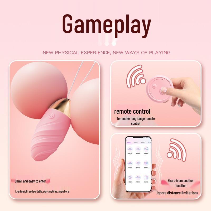 Remote Control Long-Lasting Vibrator for External Female Pleasure - Bouncing, Teasing, Adult Intimate Toy