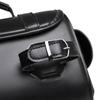 High Capacity Unique Punk Motorcycle Leather Tool Bag Saddlebag for Bikers & Adventurers Long Distance Riding