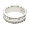 [Figmart] stilvolle Textur Linie Ring [Silber 925 Silber Zubehör] fr0138 Nr. 23